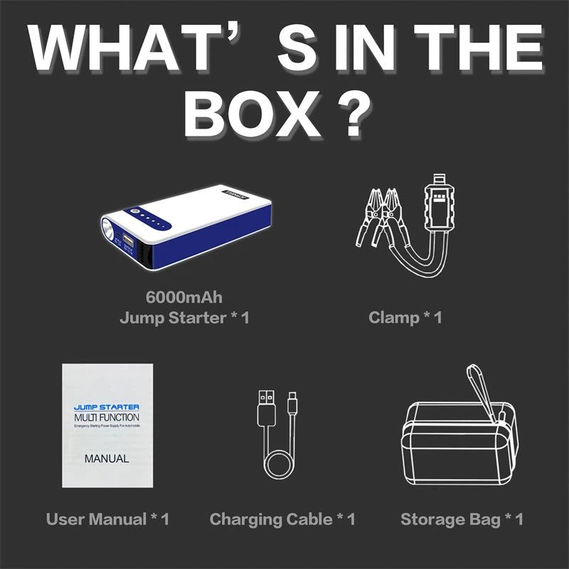 Emergency Battery Jump Starter