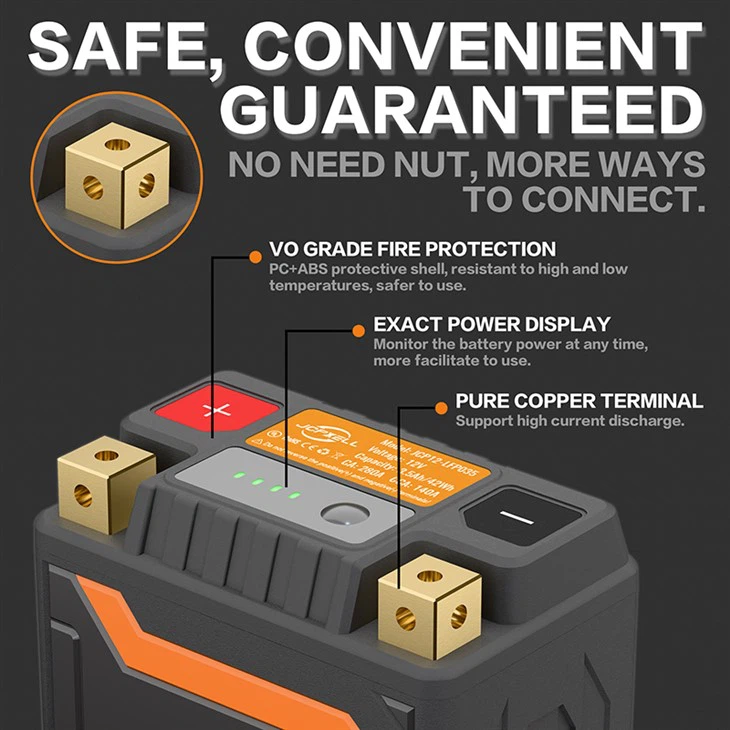 Lithium-ion Motorcycle Battery high quality