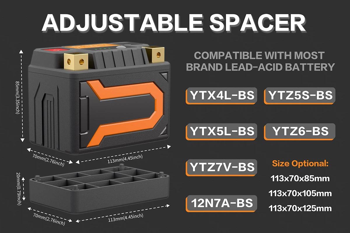 25Ah Lithium Motorcycle Battery 3